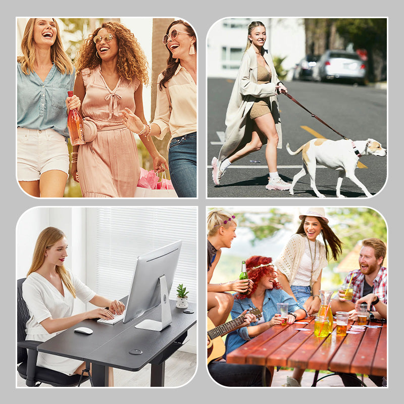 🎁Weihnachts-Specials🎁Damen-Spitzhals-Kleid mit Taschen