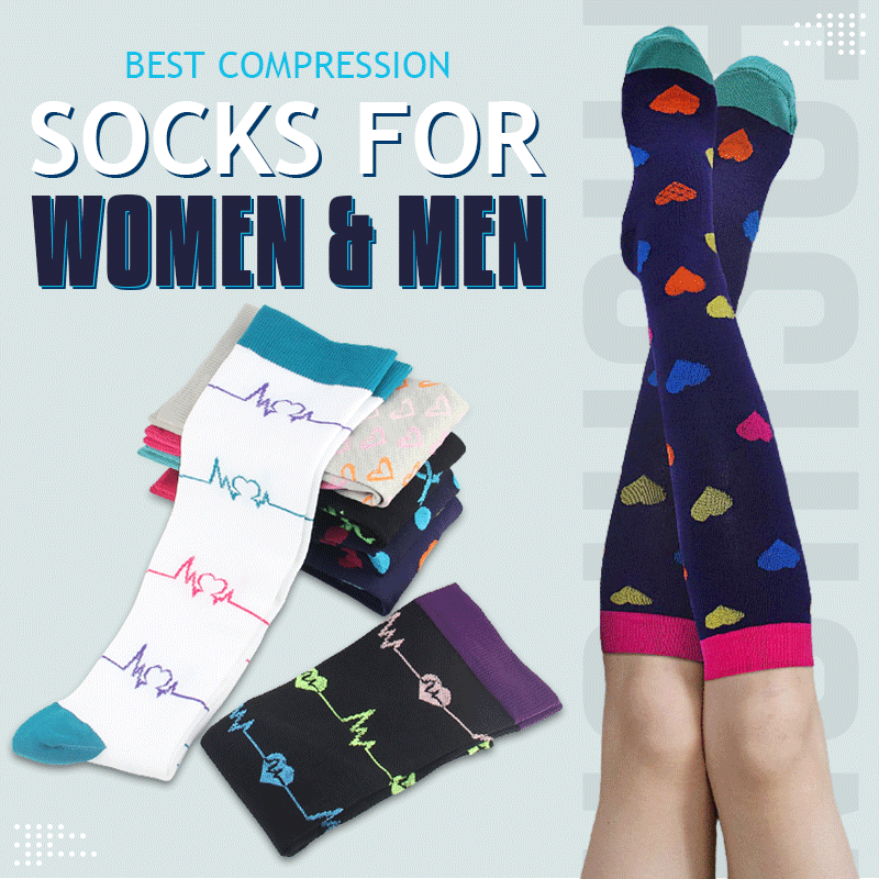 🔥La venta anticipada de Navidad termina pronto🎄Los mejores calcetines de compresión para mujeres y hombres.