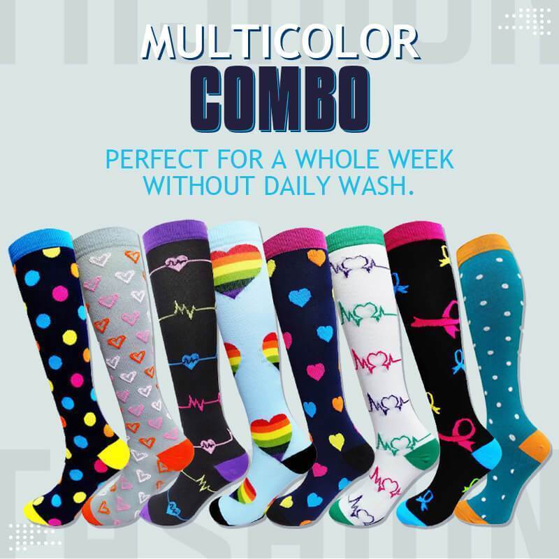 🔥La venta anticipada de Navidad termina pronto🎄Los mejores calcetines de compresión para mujeres y hombres.