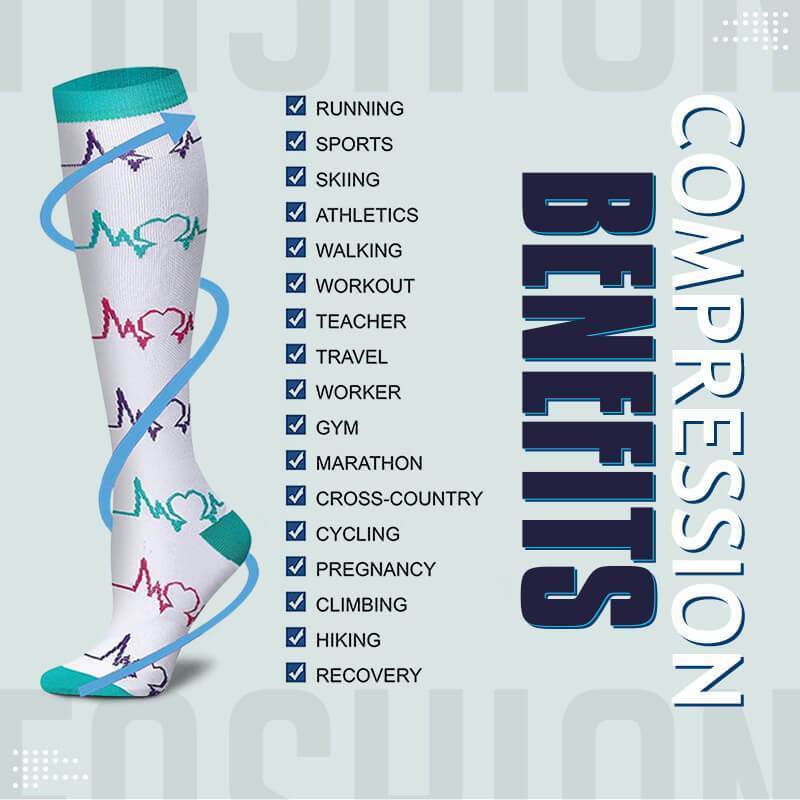 🔥La venta anticipada de Navidad termina pronto🎄Los mejores calcetines de compresión para mujeres y hombres.