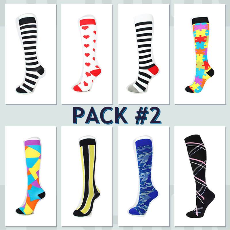 🔥La venta anticipada de Navidad termina pronto🎄Los mejores calcetines de compresión para mujeres y hombres.