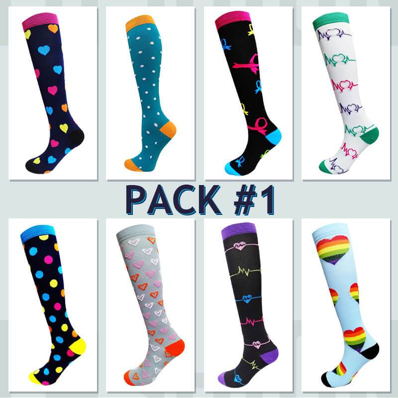 🔥La venta anticipada de Navidad termina pronto🎄Los mejores calcetines de compresión para mujeres y hombres.