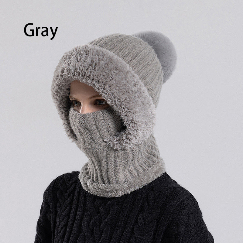 🔥La venta del Black Friday termina pronto🔥Bufanda y gorro de punto de una pieza para mujer, de invierno