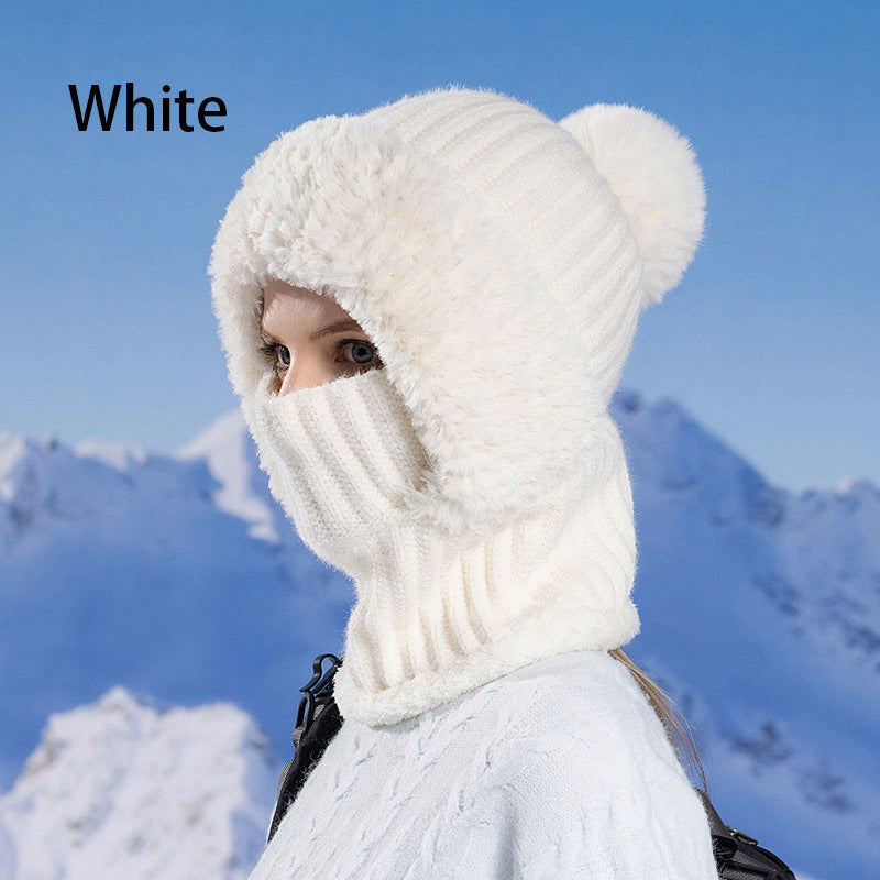 🔥La venta del Black Friday termina pronto🔥Bufanda y gorro de punto de una pieza para mujer, de invierno