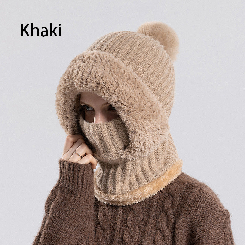 🔥La venta del Black Friday termina pronto🔥Bufanda y gorro de punto de una pieza para mujer, de invierno