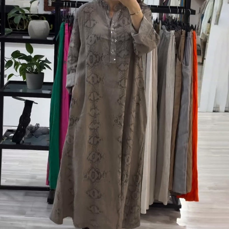 Oversized Maxi-Hemdkleid