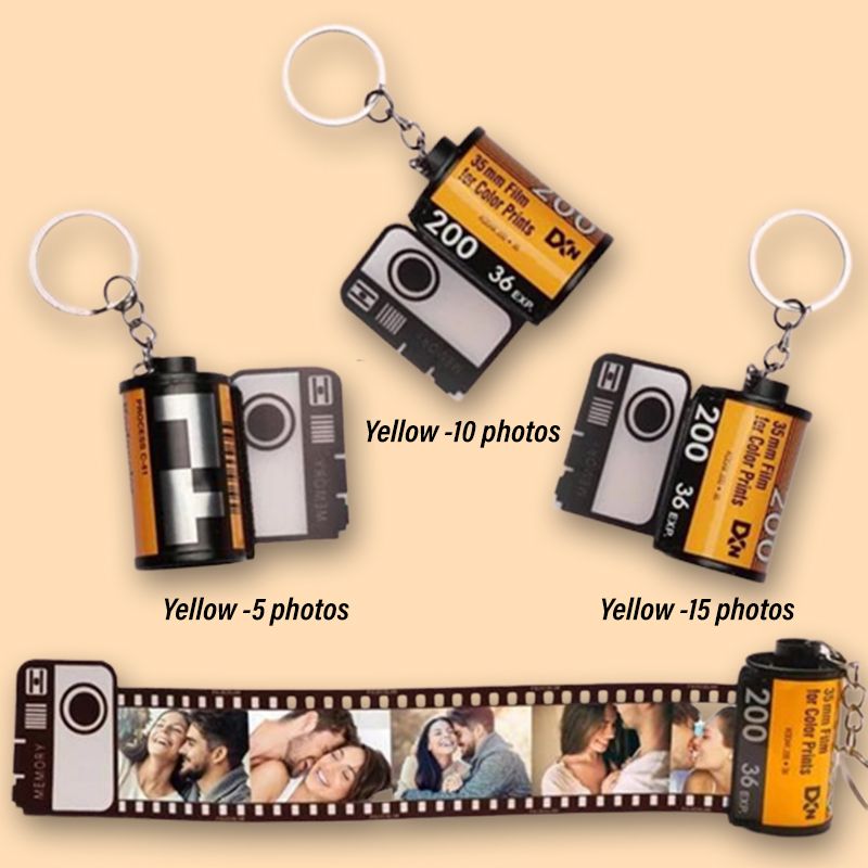 "🎅Weihnachts-Specials | Retro Film-Schlüsselanhänger - Stilvolles Accessoire, ideal zum Selbstgebrauch oder als Geschenk🎁"