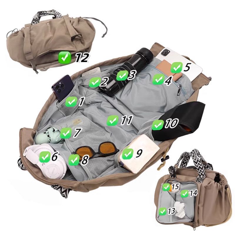 Große Kapazität Mode Vielseitige Umhängetasche