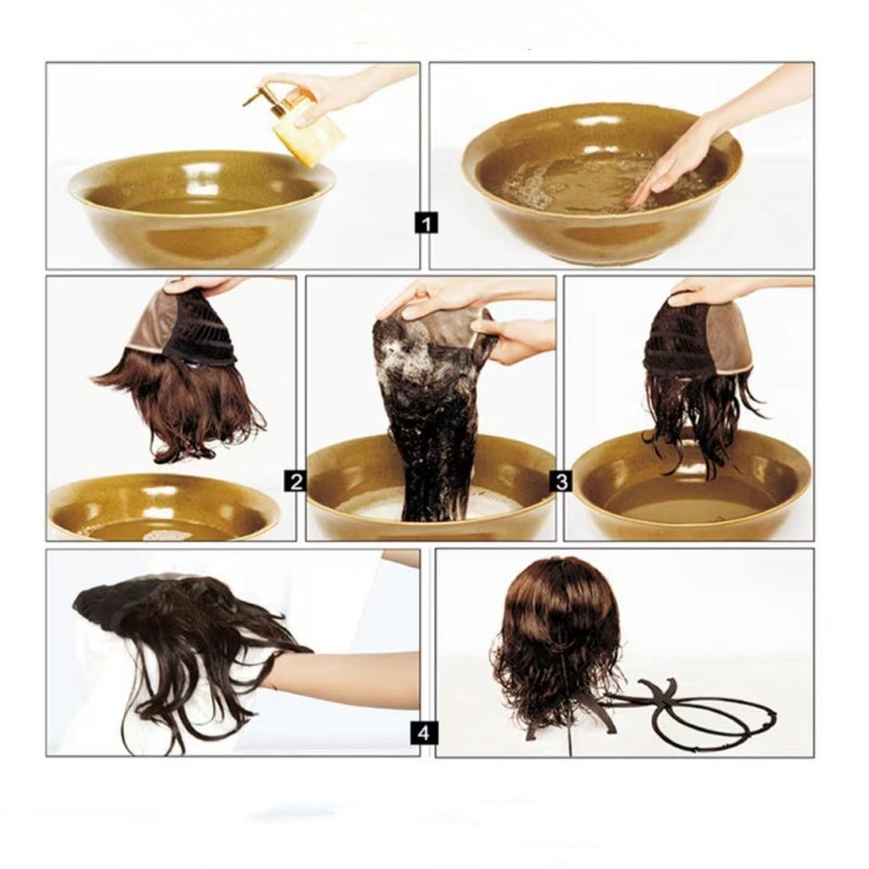 💇♀️Lockige, wellige, krause Haarverlängerung mit Pferdeschwanz