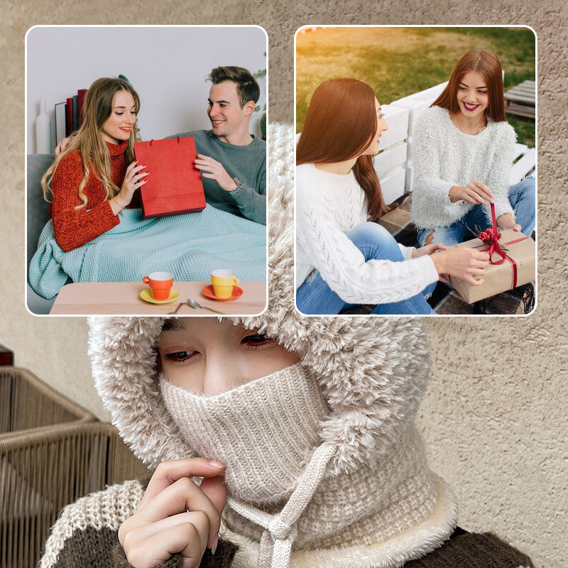 🎅Promoción navideña 56% de descuento🎄🎄Pasamontañas de invierno 3 en 1 para mujer