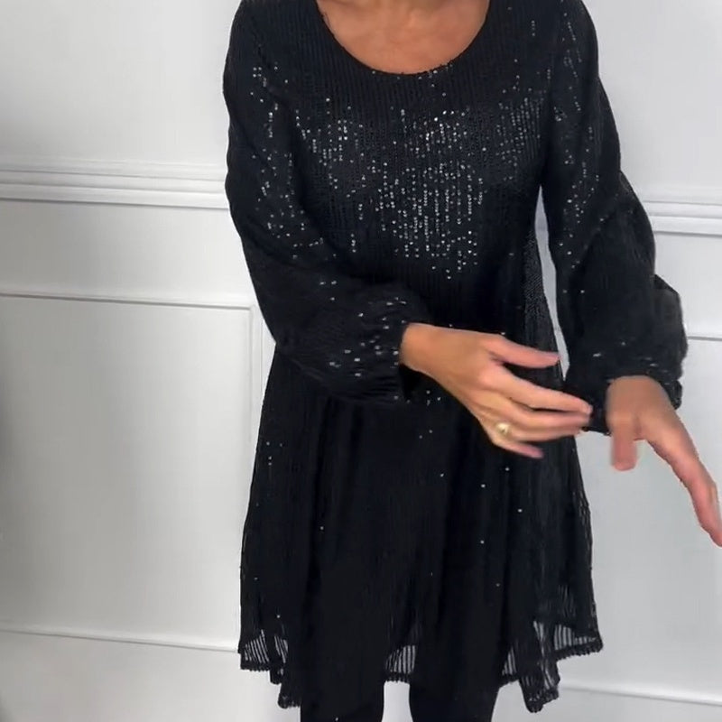 💕¿Qué me pongo mañana?💕Vestido negro de lentejuelas