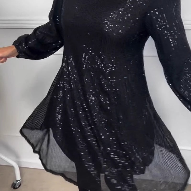 💕¿Qué me pongo mañana?💕Vestido negro de lentejuelas