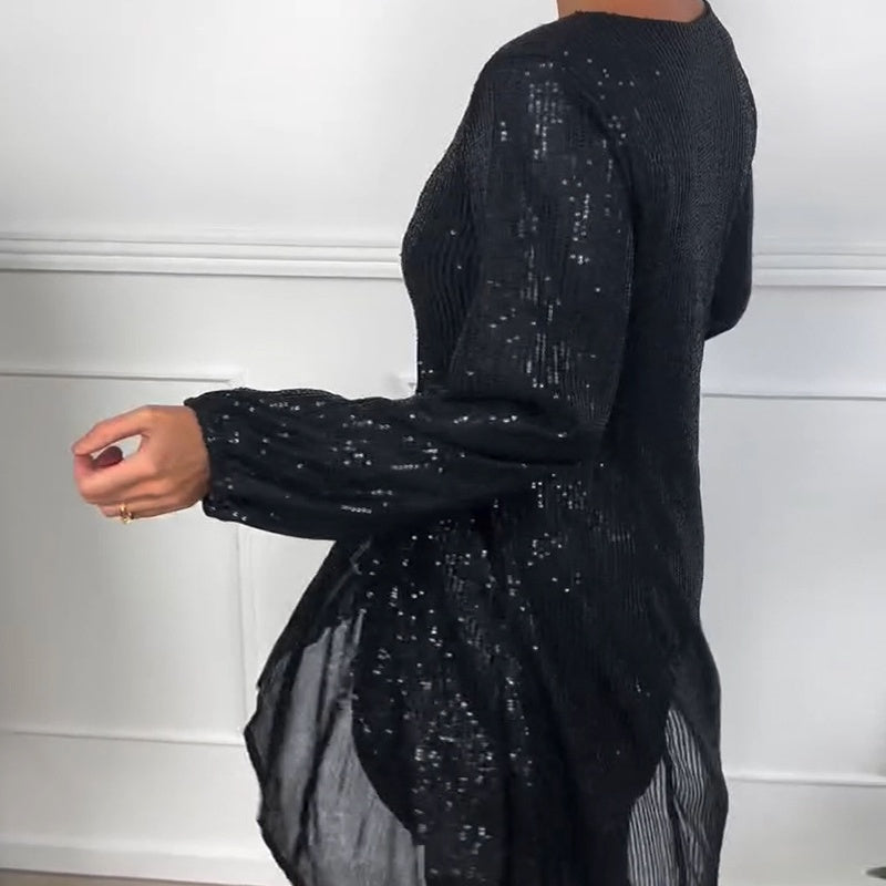 💕¿Qué me pongo mañana?💕Vestido negro de lentejuelas