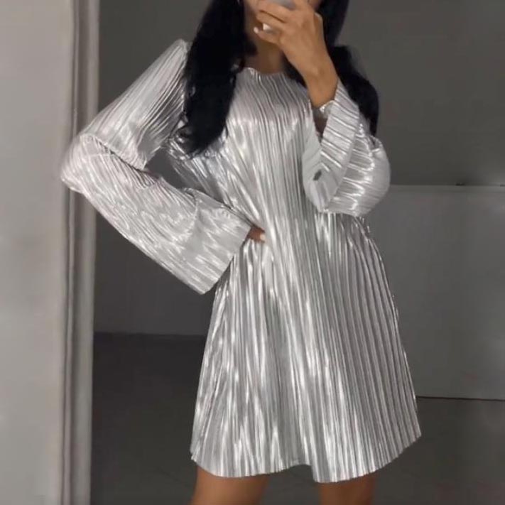 Vestido mercerificado brillante de alta calidad para mujeres