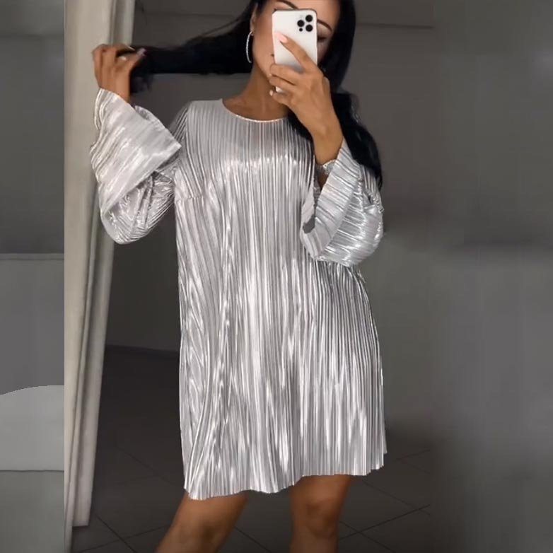Vestido mercerificado brillante de alta calidad para mujeres