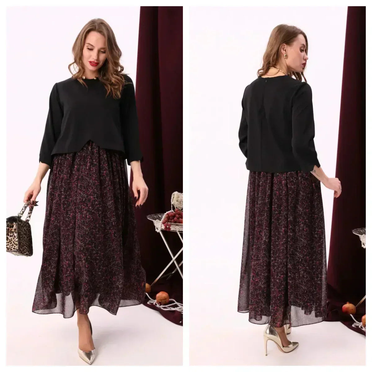 🌟50% de descuento: Vestido elegante de alta calidad.