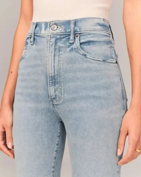 ⭐ Ropa de mujer 2025 ⭐ -30% de descuento + envío gratis🎊🎅 Pantalones acampanados elásticos de cintura ultraalta