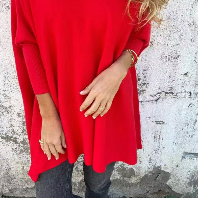 ❤️Räumungsverkauf❤️Langärmliges, gestricktes, lockeres V-Ausschnitt-Top für Damen