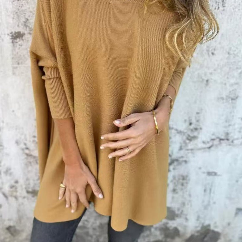 ❤️Räumungsverkauf❤️Langärmliges, gestricktes, lockeres V-Ausschnitt-Top für Damen