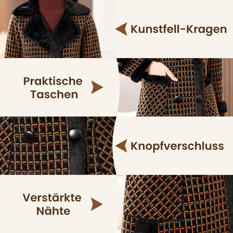 Eleganter Warmer Damenparka mit Taschen