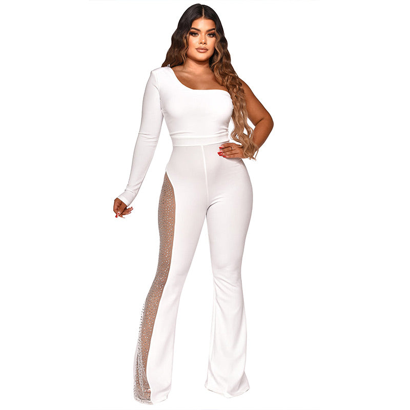 Sexy Bodycon en general con diamantes de imitación