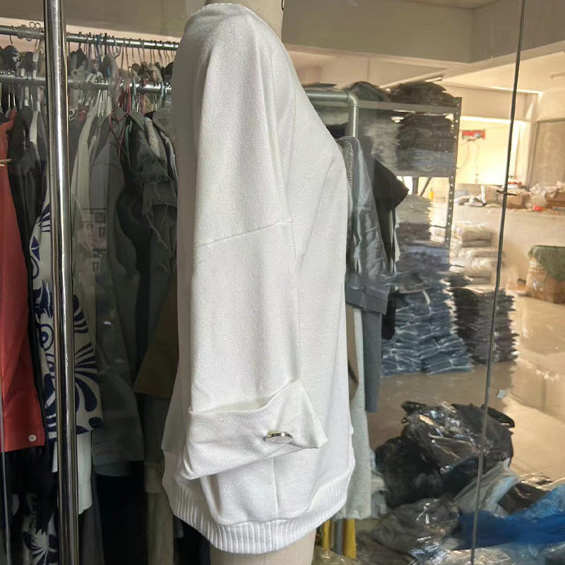 👚HEISSER VERKAUF 49%  - Klassisches, einfarbiges Strickoberteil für Damen