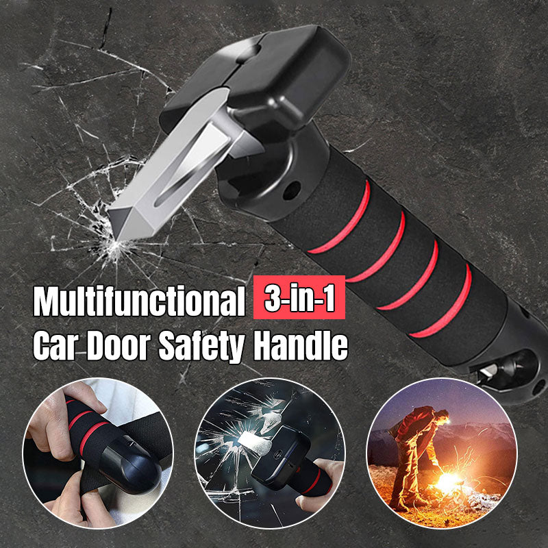 Martillo de emergencia multifunción 3 en 1 para puertas de automóvil
