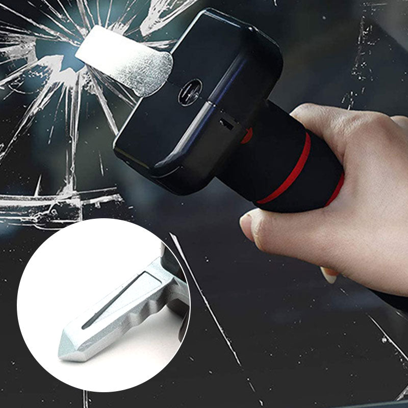 Martillo de emergencia multifunción 3 en 1 para puertas de automóvil