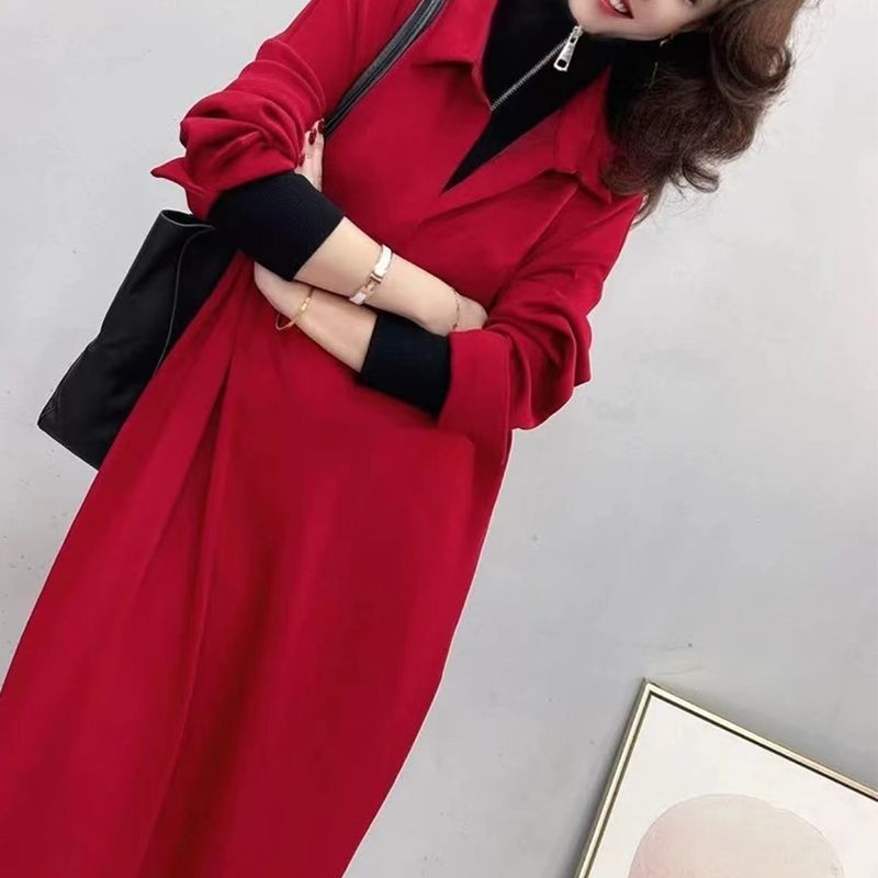 Vestido para mujeres elegante en capas con cinturón