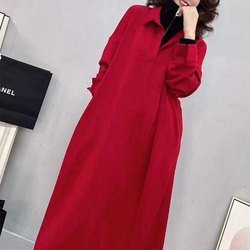 Vestido para mujeres elegante en capas con cinturón