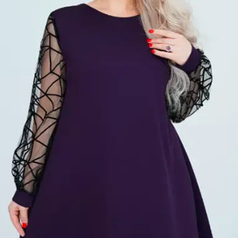Vestido circular de mosaico para mujeres