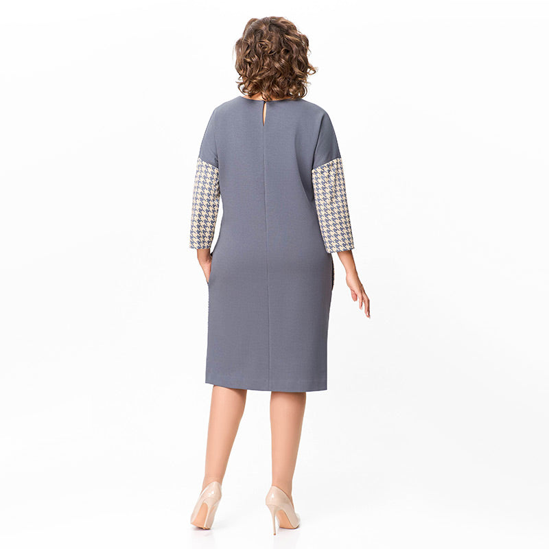 Vestido para mujeres con mangas largas y trabajo de Hahnenstieg