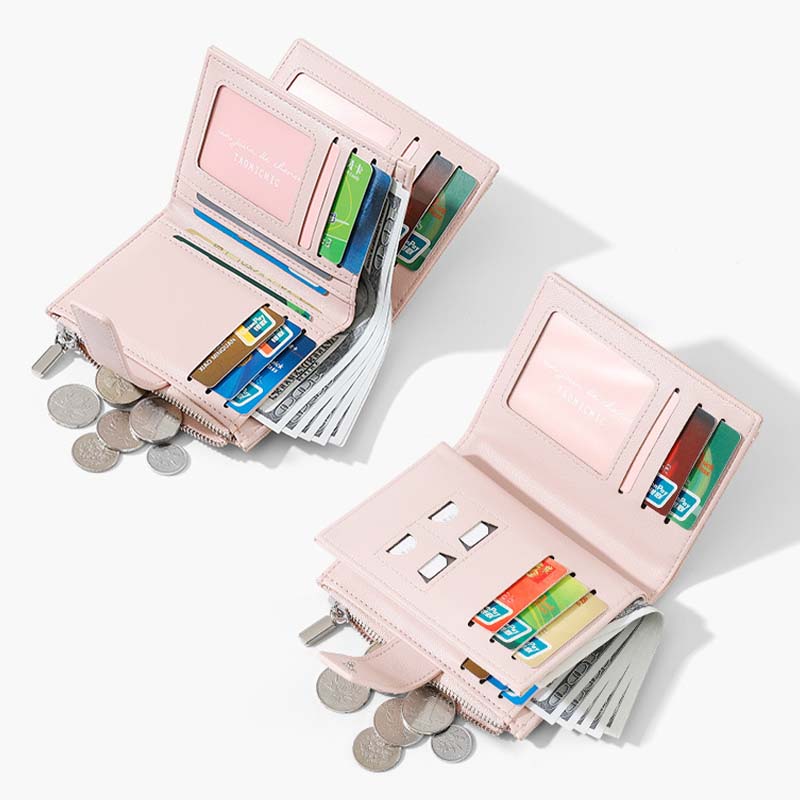 💕 Valentinstags-Special - 50% Rabatt 💕Handheld Multi-Layer Two-Fold Zipper Wallet