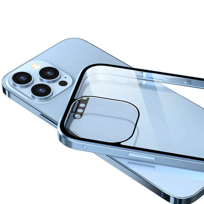 📱 50% RABATT JETZT! ✨Magnetische doppelseitige Telefonhülle aus gehärtetem Glas mit Anti-Peeping-Effekt für die iPhone-Serie 11-16