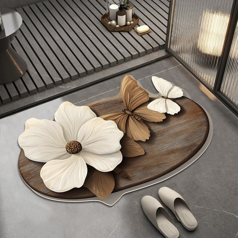 🔥VENTA CALIENTE - 50% DE DESCUENTO💕Alfombrilla absorbente antideslizante con patrón realista en 3D