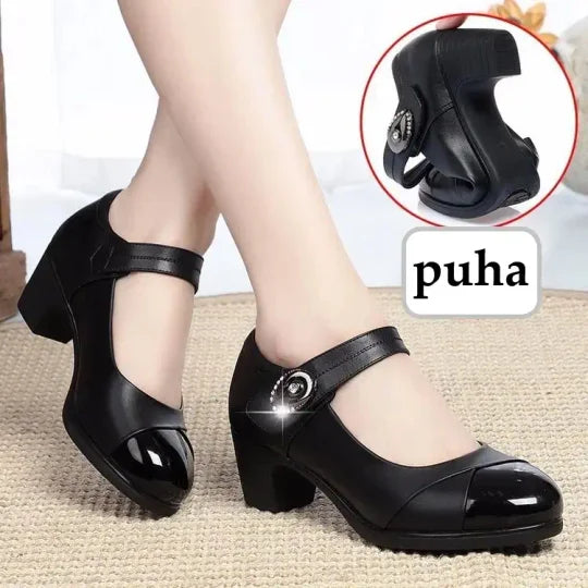 Bequeme Vintage Mary Jane Schuhe