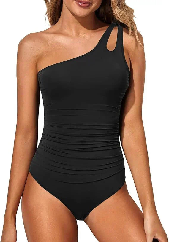 🌸🌼Frühjahrsaktion 49% RABATT🧚Einstückiger asymmetrischer Damen-Badeanzug