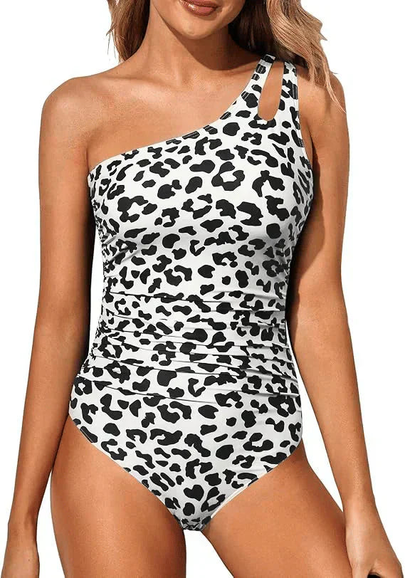 🌸🌼Frühjahrsaktion 49% RABATT🧚Einstückiger asymmetrischer Damen-Badeanzug