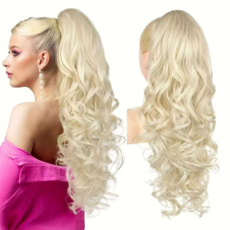 💜 LETZTER TAG DER AKTION – 50 % RABATT 💜 Clip-on-Haarverlängerung für welligen Pferdeschwanz