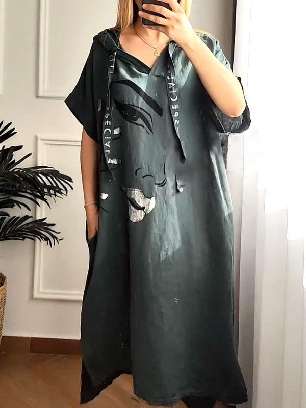 💃50% de descuento💥Un vestido estampado para primavera y verano.