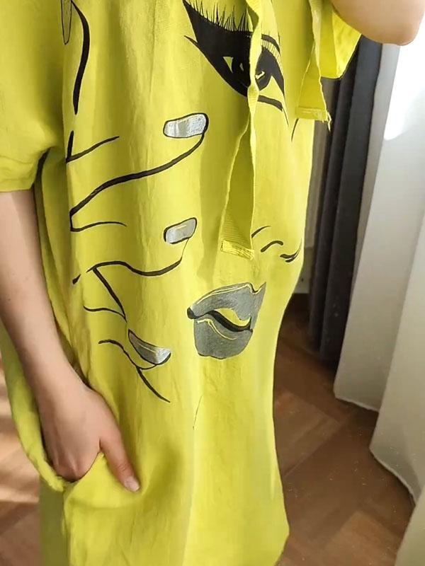 💃50% de descuento💥Un vestido estampado para primavera y verano.