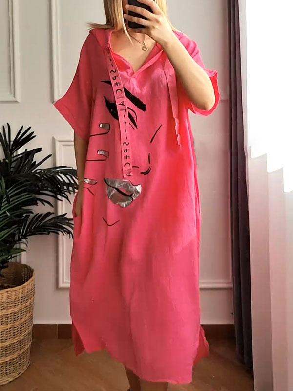 💃50% de descuento💥Un vestido estampado para primavera y verano.