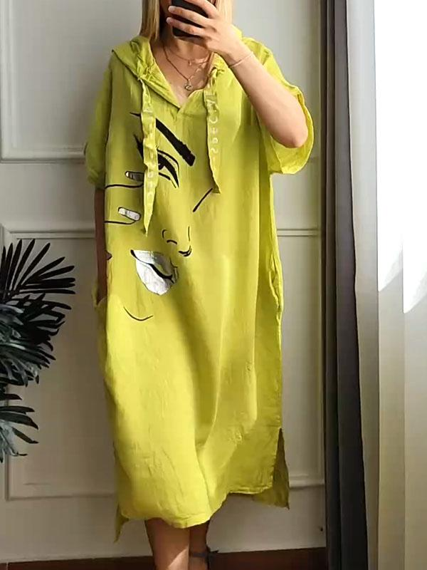 💃50% de descuento💥Un vestido estampado para primavera y verano.