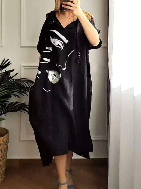 💃50% de descuento💥Un vestido estampado para primavera y verano.