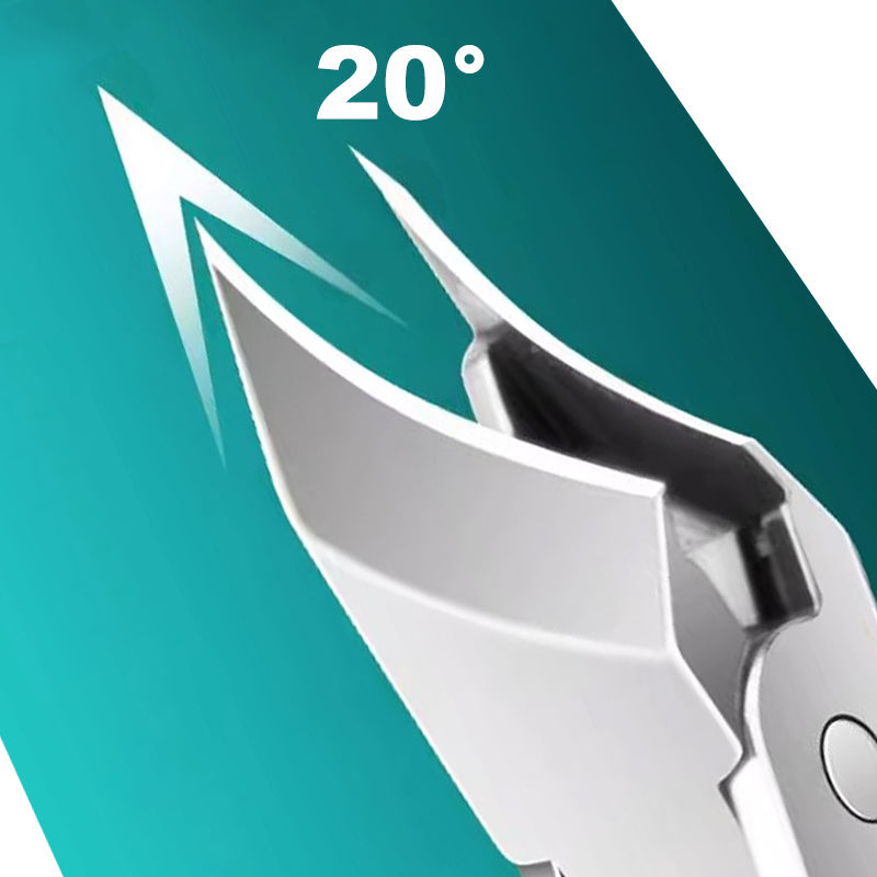 🔥Venta caliente 2025🔥✨Cortaúñas antisalpicaduras con borde inclinado de 25°, juego de 3 piezas