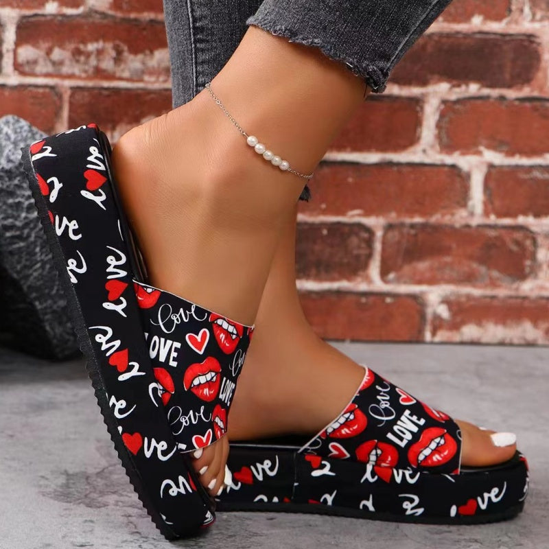 🌸✨Pantuflas de plataforma antideslizantes que absorben el sudor.
