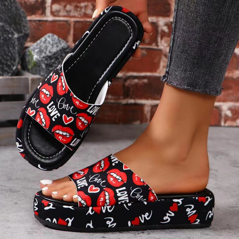 🌸✨Pantuflas de plataforma antideslizantes que absorben el sudor.