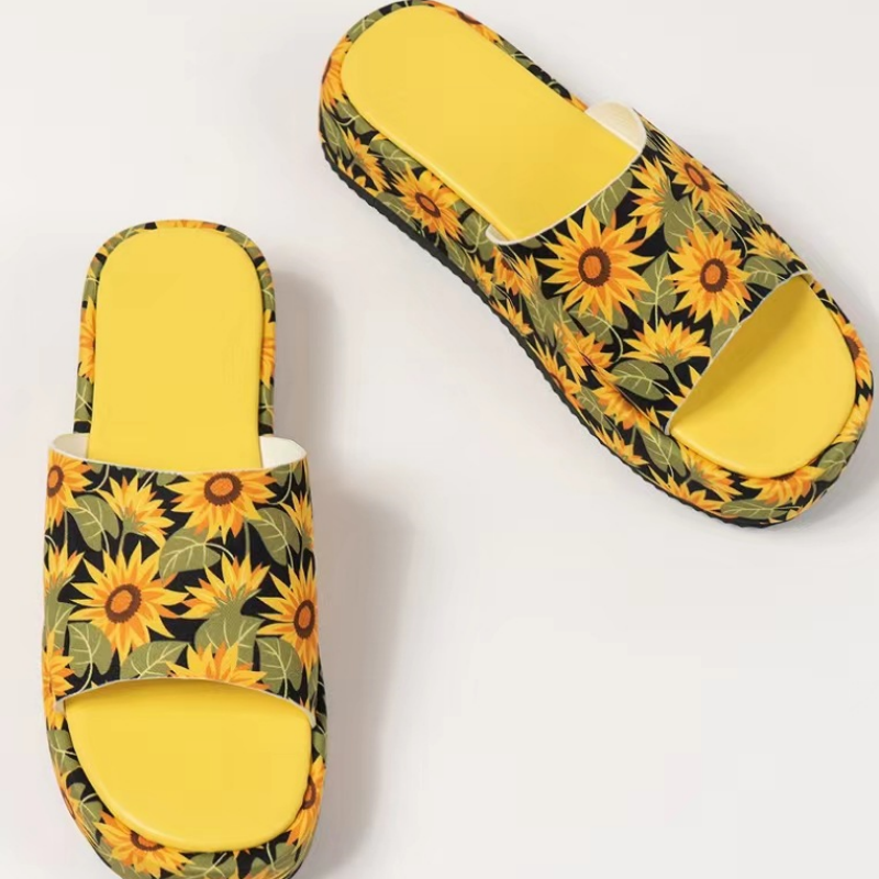 🌸✨Pantuflas de plataforma antideslizantes que absorben el sudor.