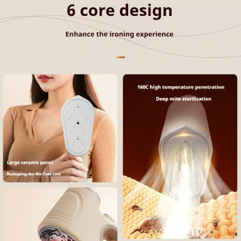 ⏳Descuento del 50% por tiempo limitado💥Aspiradora portátil de mano con vapor para ropa: ¡un peinado sin esfuerzo y sin arrugas!