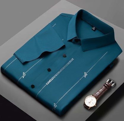 ✨Men's Stretch Anti-Wrinkle Ice Silk Shirt✨